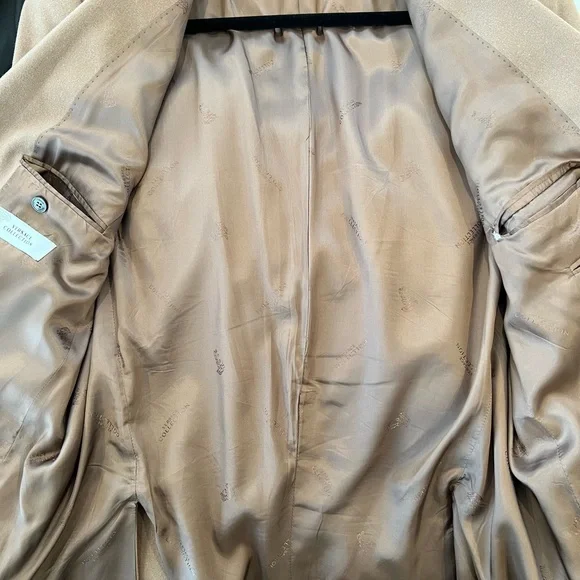 Versace khaki camel sport coat.